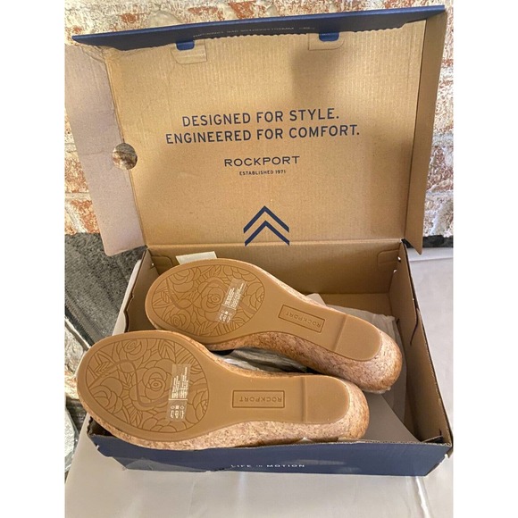 Rockport Womens Blanca Black Ankle Strap Heels Size 9.5 (7220228) NIB - Picture 4 of 4